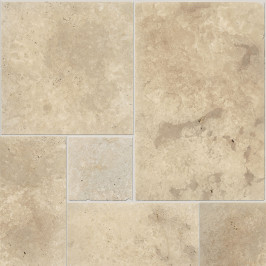 Pierre naturelle | module | Flanders Travertin Light pierre calcaire, carrelage sol pierre naturelle, beige, module romaine, carrelage vieilli, Travertin